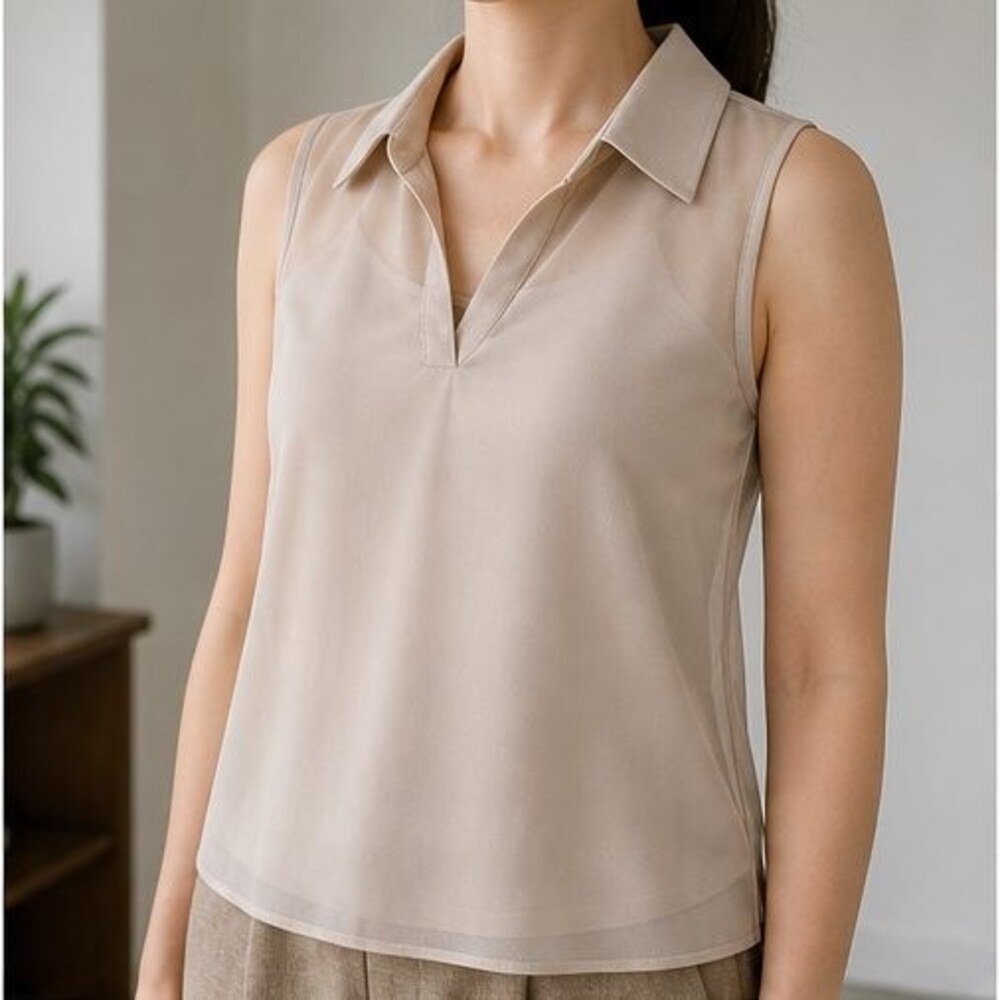 Sand Wrap Blouse - Picture 2 of 6